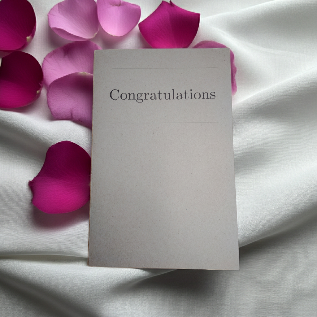 Brown Congratulations Card