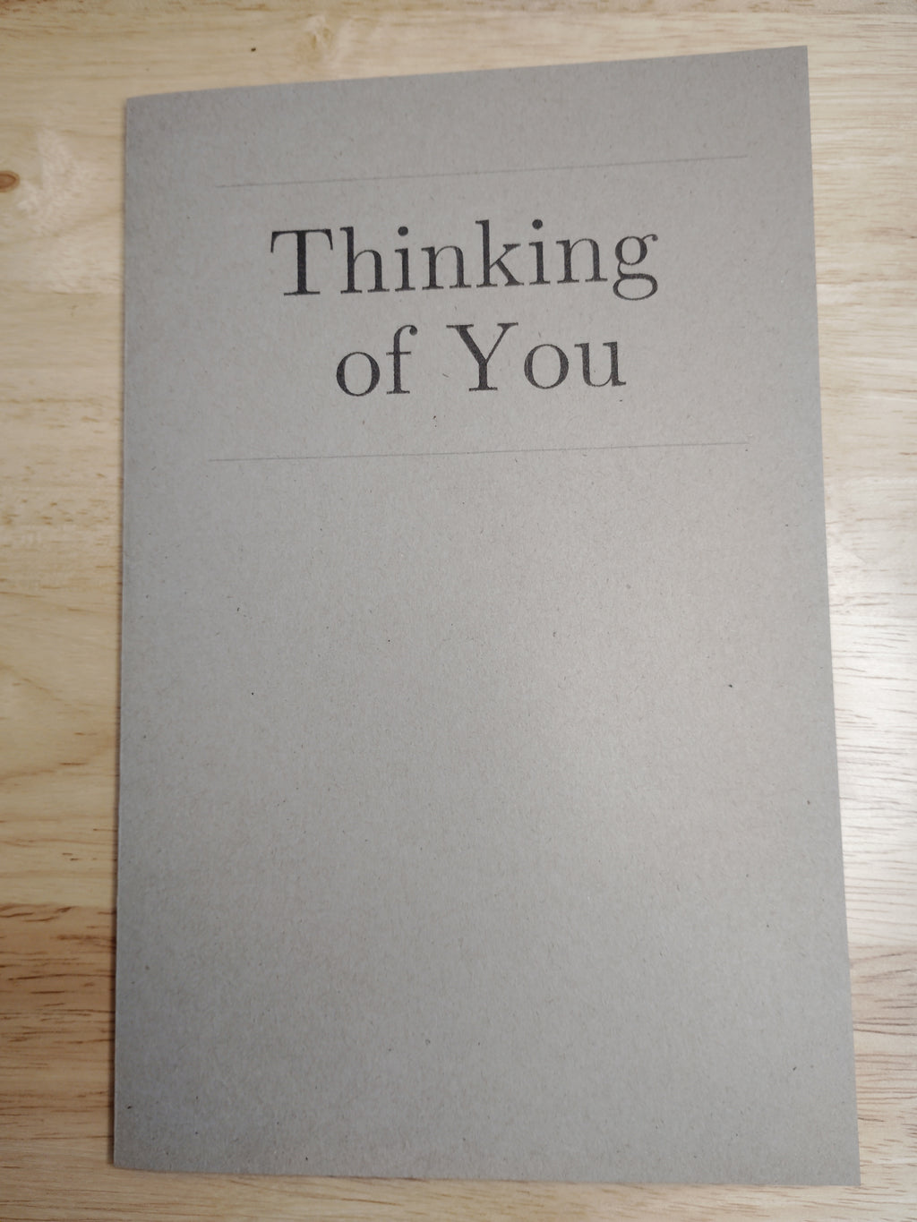 Brown Thinking of You Card
