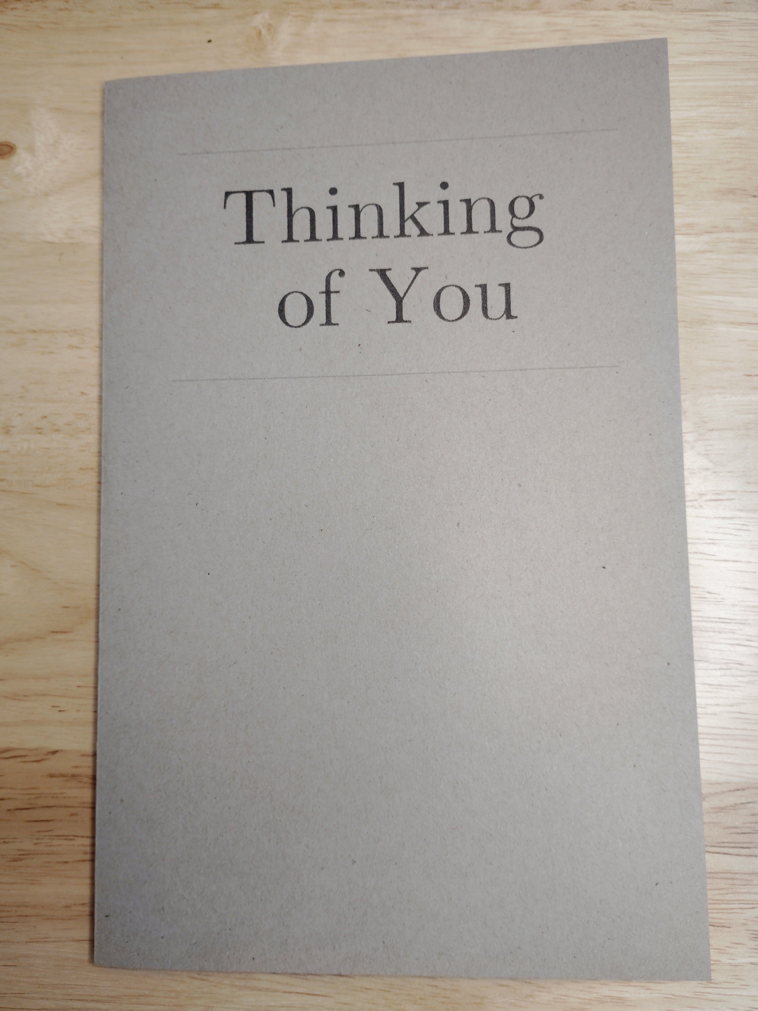 Brown Thinking of You Card